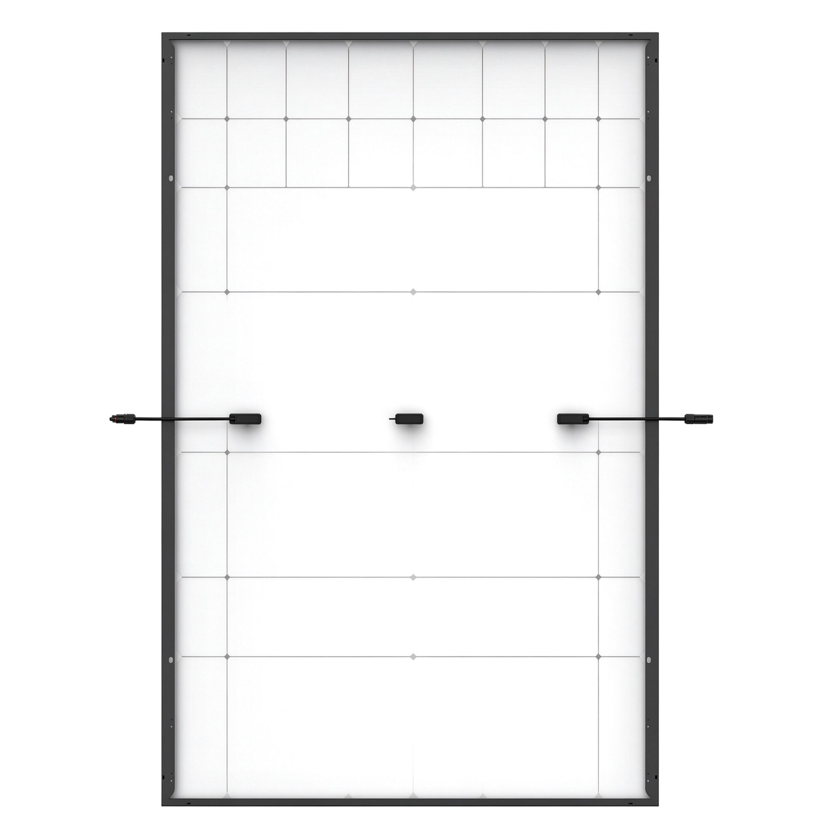 Trina Vertex S+ N-Type Dual Glass 460W - Triple-Cut 1500V All Black Solar Panel