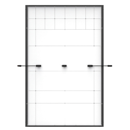 Trina Vertex S+ N-Type Dual Glass 460W - Triple-Cut 1500V All Black Solar Panel