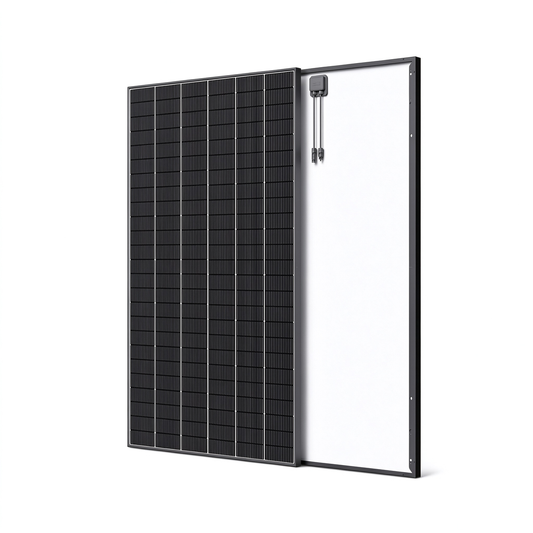 Trina Vertex S+ G3 N-Type Dual Glass 485W - Triple-Cut 1500V Black Frame Solar Panel